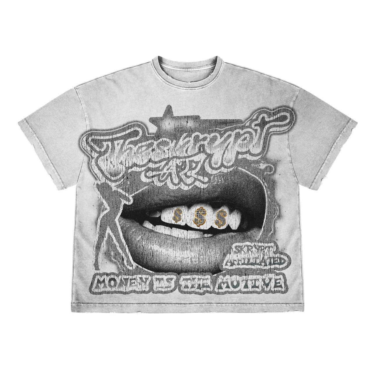 Money is the motive white grey