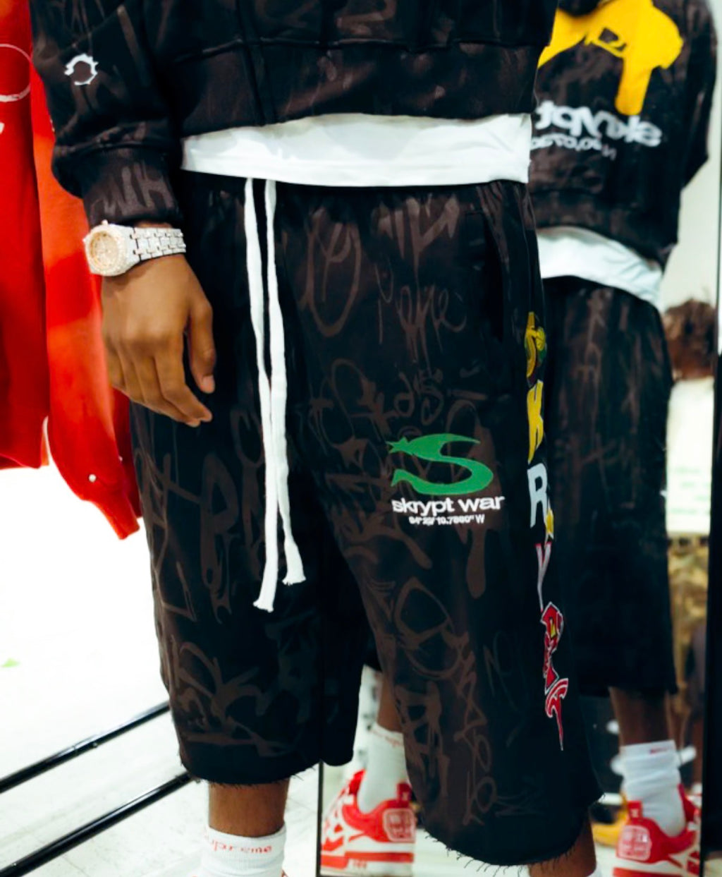 Graffiti shorts