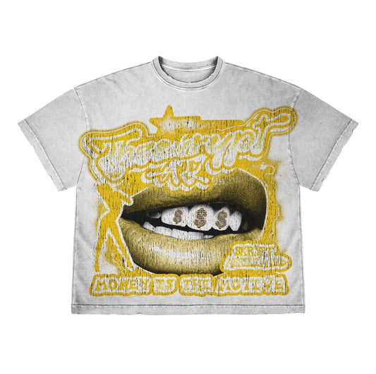 Money is the motive white yellow