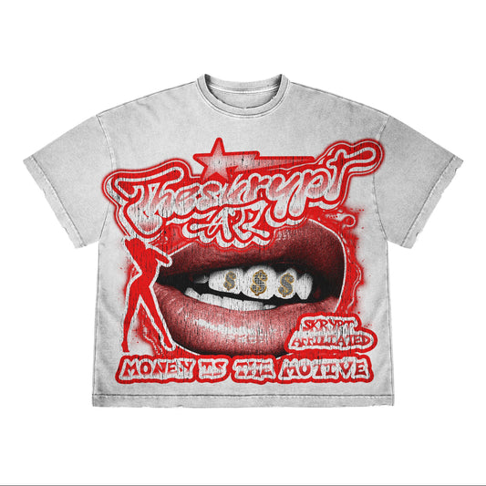 Money is the motive white red